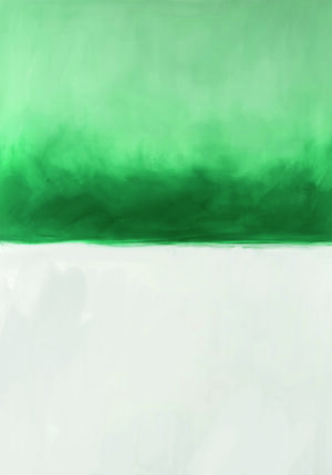 Gradiente abstracto en verde y blanco