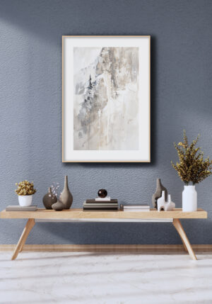 Paisaje Abstracto en Tonos Neutros