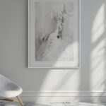 Arte de Pared Abstracto en Tonos Neutros