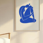 Silueta Azul Abstracta