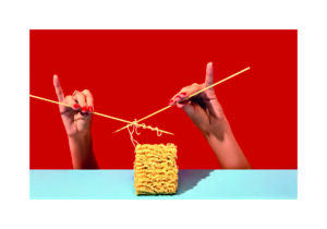 Concepto Culinario Creativo con Tejido