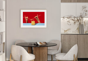 Concepto Culinario Creativo con Tejido