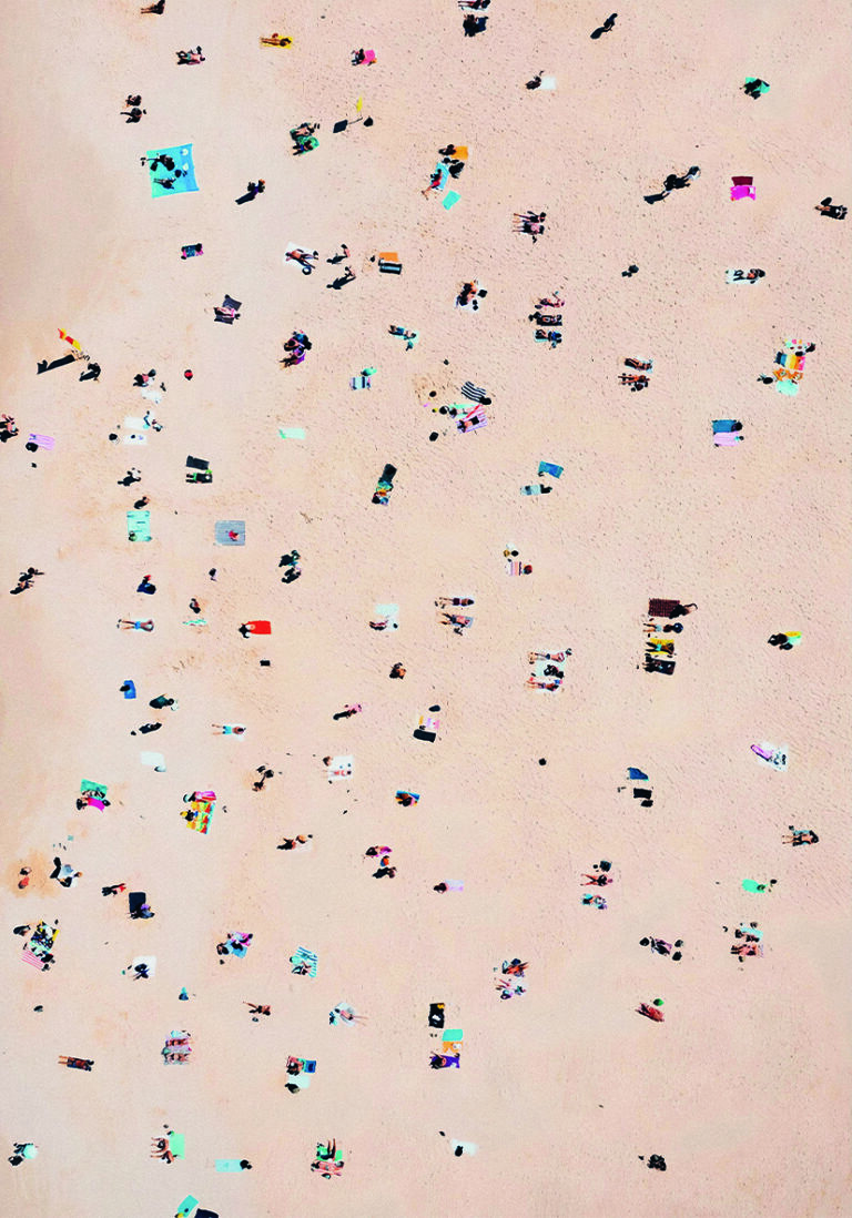 Vista Aérea de Playa Soleada y Viva