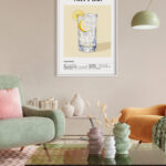 Ilustración del Cóctel Gin Fizz