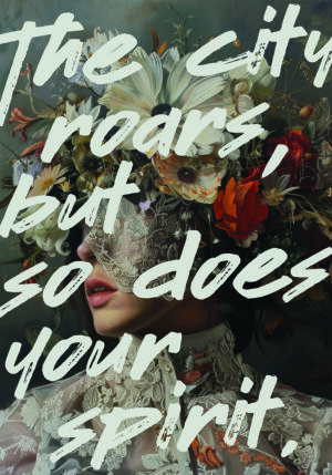 Flores Fantasía con Frase Inspiradora