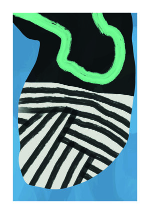 Composición Abstracta con Patrones Audaces