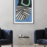 Composición Abstracta con Patrones Audaces