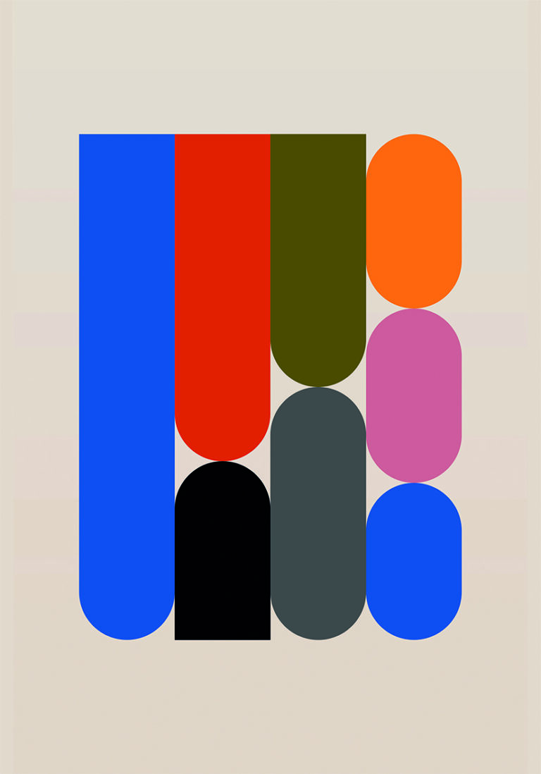 Diseño Artístico de Formas Geométricas Abstractas