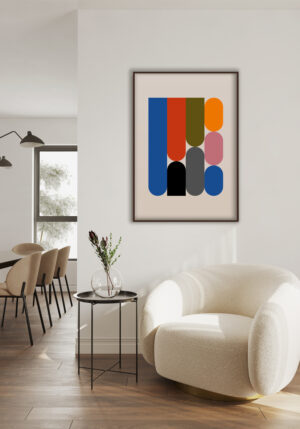 Diseño Artístico de Formas Geométricas Abstractas