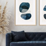 Cuadro Abstracto Moderno enmarcado