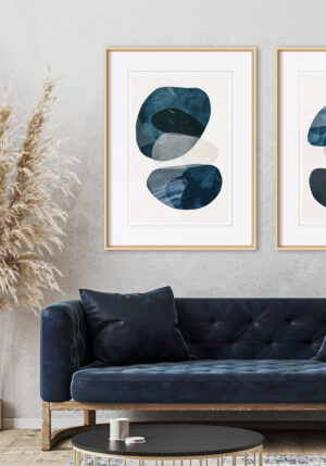 Cuadro Abstracto Moderno enmarcado