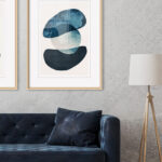 Cuadro Abstracto Moderno enmarcado