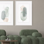 Arte Abstracto Moderno con Marcos Minimalistas