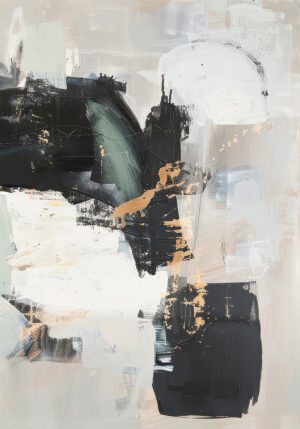 Pintura Acrílica Abstracta en Colores Intensos