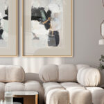 Arte Abstracto Moderno con Marcos Neutros