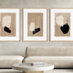 Impresiones enmarcadas de Arte Abstracto Minimalista