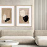 Impresiones enmarcadas de Arte Abstracto Minimalista