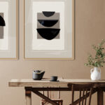 Láminas Abstractas Minimalistas enmarcadas
