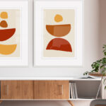 Arte Minimalista con Marcos Modernos