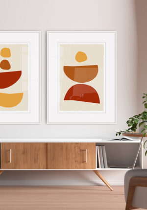 Arte Minimalista con Marcos Modernos