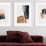 Arte Abstracto Moderno en Entornos Minimalistas