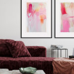 Arte Abstracto Moderno en Marcos Elegantes