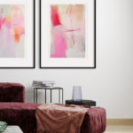 Arte Abstracto Moderno en Marcos Elegantes