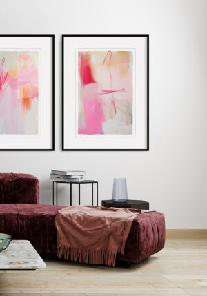 Arte Abstracto Moderno en Marcos Elegantes