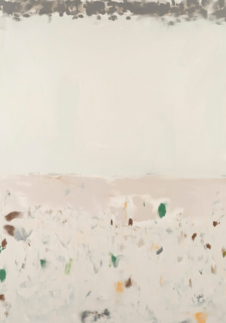 Pintura de Paisaje Abstracto en Tonos Neutros