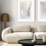 Lámina de Arte Abstracto Contemporáneo enmarcada