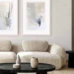 Lámina de Arte Abstracto Contemporáneo enmarcada