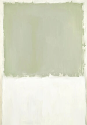 Arte Minimalista en Tonos Verde Suave