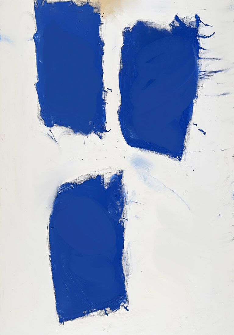 Rectángulos Azules sobre Fondo Blanco