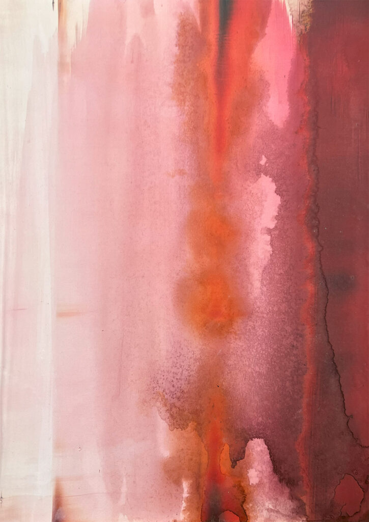 Gradaciones Texturales: Elegancia Sutil en Tonos Rosados y Rojos