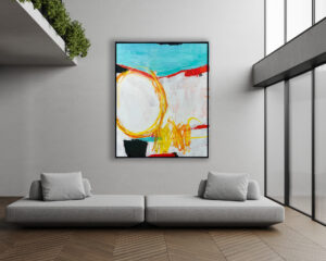 Abstracción Energética en Azul