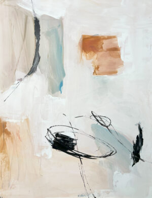 Abstracción Texturada con Acentos de Color: Elegancia Contemporánea