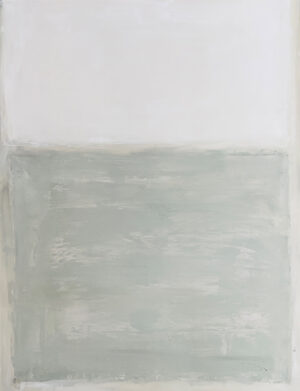 Cuadro abstracto contemporáneo en tonos greige y beige