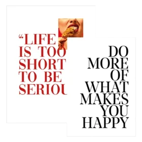 Wall art by style and theme: Words and quotes